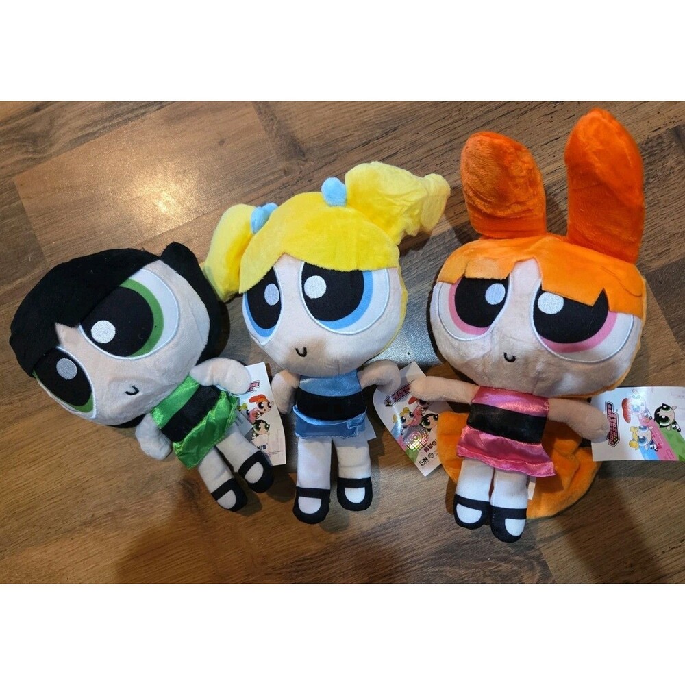 Power Puff Girls Plushie Set 3 pack
